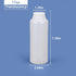 PE Plastic Food Grade Bottles, Wide Mouth Lab Reagent Bottle, Liquid/Solid Sample Seal Sample Storage Container Chemical Bottle (Translucent, 17oz...