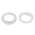 4 Pcs E12 Lamp Shade Collar Rings & 1pcs Black Shade Ring Removal Tool for E12 Candelabra Base Sockets with Diameter of 1.1" (White,Inner 28mm)...