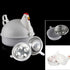 4 Eggs Boiler Steamer, Chicken Shape Microwave Egg Poacher, Rapid Egg Cooker for Hard, Soft & Poached Eggs, Mini Egg Maker, Easy Clean...