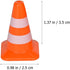 STOBOK Traffic Cone, 7pcs Traffic Signs Toys Miniature Traffic Road Cone Construction Toys Mini Cones Kids DIY Traffic Roadblock Toy for Kids Educ...