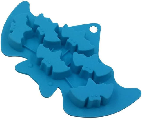 Silicone Bakeware Set - Heat Resistant Halloween Baking Molds for Chocolate, Candy Mold Ice Tray - Bats, 2 Pack...