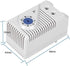 Mechanical Thermostat, 0-60 Adjustable Normally Close Temperature Controller Switch(KTO011)...