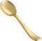 N9R 72Pcs Gold Plastic Spoons - Solid, Durable, Heavy Duty Gold Plastic Silverware - Disposable Cutlery for Parties, Weddings and Dinner...