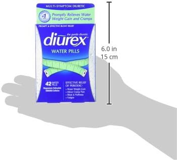 Diurex Water Pills + Pain Relief - Relieve Water Bloat, Cramps, & Fatigue - 42 Count...