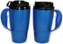 GAMA Electronics 2 Insulated ThermoServ Coffee Mugs 16 oz. Blue...