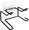 Handheld Garment Steamer Iron Holder, Fabric Clothes Steamer Ironing Machine Hook Rack, Handheld Hanging Ironing Machine Hanger (Black)...