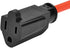 Monoprice Coiled Power Tool Extension Cord - NEMA 5-15P to NEMA 5-15R, Expands from 3 Feet to 10 Feet, 13 Amp, 16AWG, Orange...