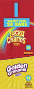 Golden Grahams Lucky Charms Breakfast Cereal Treat Bars Variety Pack, 28 ct...
