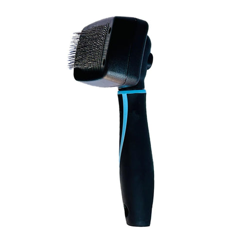 Dog & Cat Brush, Dog Brush for Shedding, Cat & Dog Grooming, Self Cleaning Slicker Brush for dogs & cats, Grooming Brushes for Long Short Haired D...