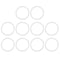 X AUTOHAUX Silicone O-Rings, 42mm OD 35mm ID 3.5mm Width VMQ Seal Gasket for Compressor Valves Pipe Repair, White, Pack of 10...