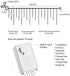 3.5M/11ft 96 LED Linkable Fairy Curtain String Light with 8 Modes Control for Indoor/Outdoor/Patio/Wedding/Christmas Party 4th of July Decor(Purpl...