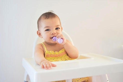 Silicone Baby Spoons Baby Led Weaning 6+ Months - First Stage Baby Self Feeding Supplies - Infant Toddler Utensils - Self Feeding Tips Handbook - ...