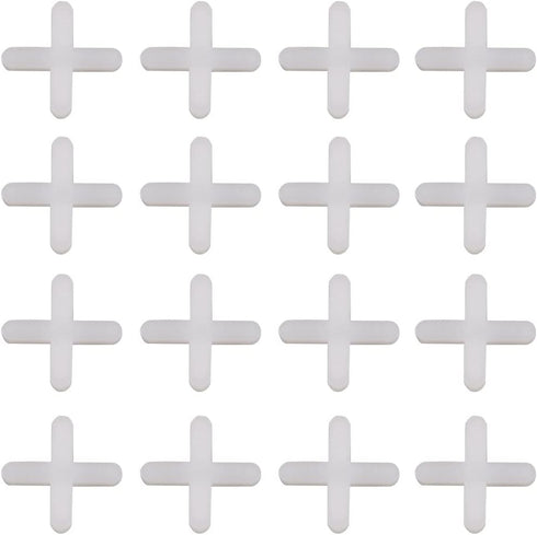 500 Pieces Tile Spacers Tiles Leveler Spacers Tile Levelers Wall Floor Cross Spacers Tile Separators for Ceramic Tile and Stone Installation (2.5m...