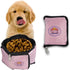 PET LIFE Wallet Folding Waterproof Zippered Collapsible Folding Travel Pet Dog Cat Bowl Feeder Waterer, One Size, Pink...