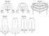 McCall's Pattern Company M6770 Misses' Jacket, Bustle/Capelet, Skirt and Pants Sewing Template, Size AAX (4-6-8-10)...