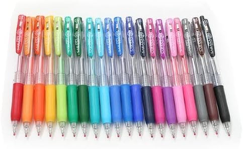 Zebra Sarasa Clip Pen 0.5 mm, Red/Orange (JJ15-ROR)...
