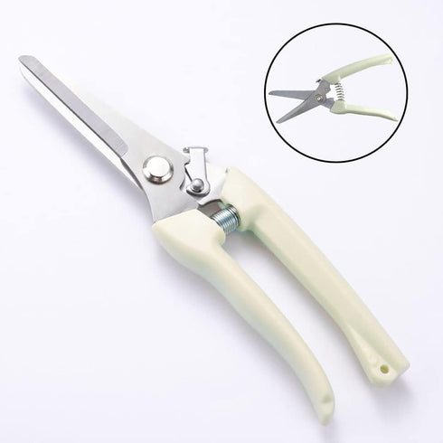 2 Pcs Garden Shears, Pruning Scissors Gardening Pruner Cutters Plant Cutting Scissors Trimmers Secateurs for Gardening Shears, Garden Scissors Hea...