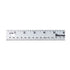 Starrett Aluminum Meter Stick Metric/English - 39.37" Blade Length, 1-1/8" Blade Width, 0.075" Thickness 1mm, 1/8" Graduations - MS-2...
