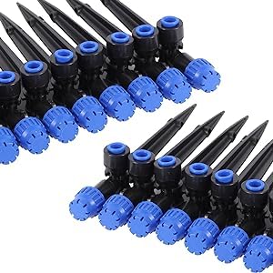 230FT Drip Irrigation System,Quick Connector Garden Watering System Automatic Sprinkler System Kit for Lawn...