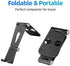 cocopar Monitor Stand Adjustable Desk Mobile Phone Holder Fully Foldable Aluminum Compatible for Smartphone Portable Monitor iPad iPhone 12 Pro Mi...