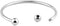 RUBYCA 10pcs White Silver Plated Bangle Bracelet Screw End Ball Cuff Charm Beads DIY Jewelry...