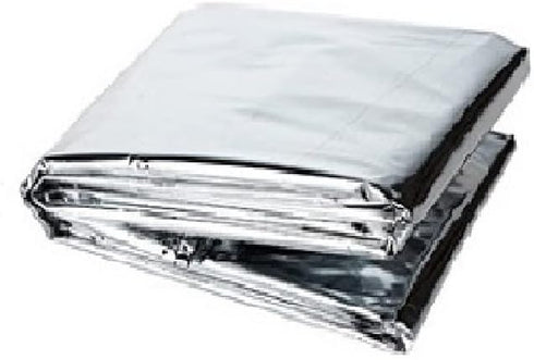 GALAXYLENSE Emergency Mylar Thermal Blanket for Survival First Aid Kits Army Outdoors Hiking Camping Bug Out Trauma Desert All Weather Condition P...