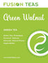 Green Walnut Green Tea With Pineapple, Coconut, Almonds & Maple - Gourmet Loose Leaf Sencha Tea - 4 Oz. Pouch...