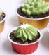KEISEN 5oz 3 2/5" Set of 24 Disposable Aluminum Foil Cups 125ml for Muffin Cupcake Baking Bake Utility Ramekin Cup (red)...