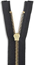 60 inch Metal Zipper Black 60” Gold Brass Metal Heavy Duty Zippers Separating Sewing Zipper Craft Zippers...