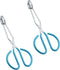 TLIOCAS Scissor Tongs Heavy Duty Stainless Steel Kitchen Tongs for Cooking Food, BBQ 10-Inch, Set of 2...