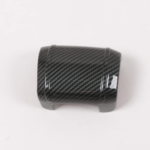Carbon Fiber Print Style Gear Shift Knob Trim Knob Cover Trim for Ford F-150 Raptor 2021 2022 2023...