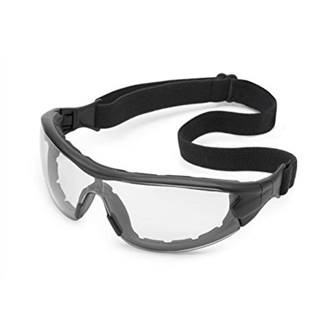 Gateway Safety 21GBX9 Swap Wraparound Hybrid Eye Safety Glasses/Goggles, FX3 Premium Anti-Fog Lens, Black Frame with Foam Edge, Regular, Clear...