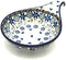 Polish Pottery Spoon/Ladle Rest - Silver Lace...