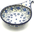 Polish Pottery Spoon/Ladle Rest - Silver Lace...