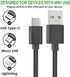 Sqrmekoko Charging Cable Charger Wire Compatible with Logitech MX Keys, Anywhere 3 Keyboard, ZRK Royal KLUDGE RK61,HK Gaming GK61,DIERYA DK61 DK63...