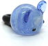 Mouse Micro Tiny Figurines Hand Blown Glass Art Animals Collectible Gift Home Décor (Blue Cartoon)...