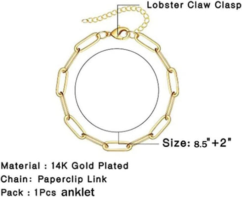 Fuqimanman2020 Sweet Enamel Forever Love Heart Shape Link Bracelet Paperclip Chain Stainless Steel Necklace for Mom Wife Lover Valentine's Day Pre...