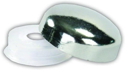 JR Products 20405 Screw Covers, Pack of 14 - Chrome...