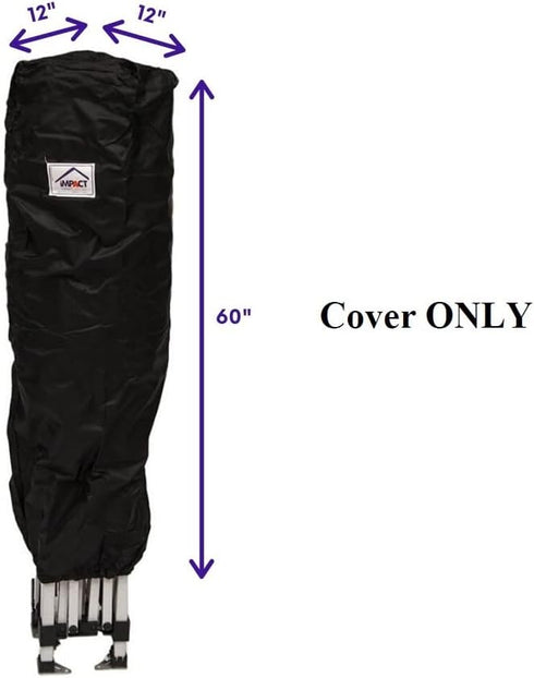 Impact Canopy 10-Foot Pop-Up Canopy Tent Dust Cover, Black...