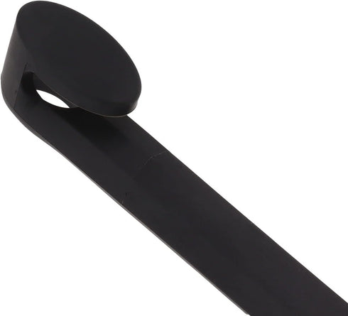 Home Shower Squeegee, Portable Hook Silicone Brush Head Glass Wiper Two Sided for Kitchen (Black)...