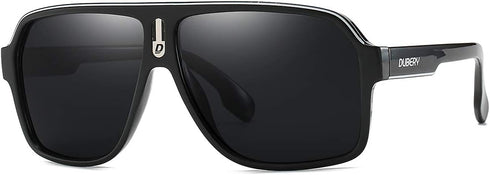 DUBERY Mens Oversized Aviator Sunglasses Classic Large Polarized Lens Shades D103...