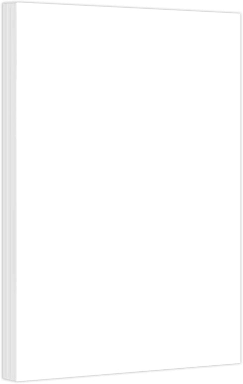 White Card Stock Paper, 67lb Cover Medium Weight Cardstock, for Arts & Crafts, Coloring, Announcements, Stationary Printing at School, Office, Hom...