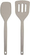 Tovolo Elements All Silicone Spatula/Slotted Turner, Warm Gray (Set of 2)...
