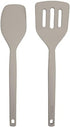 Tovolo Elements All Silicone Spatula/Slotted Turner, Warm Gray (Set of 2)...