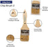 Pro Grade - Chip Paint Brushes - 12 Ea 2 Inch Chip Paint Brush Light Brown...