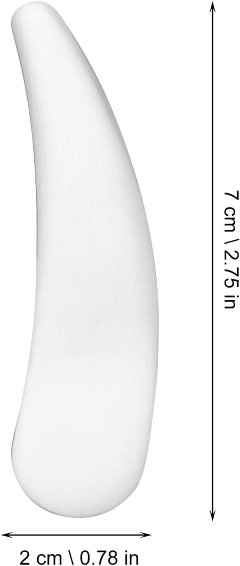 Stainless Steel Spoon Facial Cream Spatula Facial Cream Spoon Makeup Supply Spatula Makeup Tools face Cream Scoops Cream applicator Spatula Truly ...