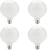 G25 LED Light Bulbs 7W Round Light Bulbs 60 Watt Equivalent Cool White 6500K E26 Medium Base G80 Globe Shape LED Glass Vanity Light Bulbs for Mirr...