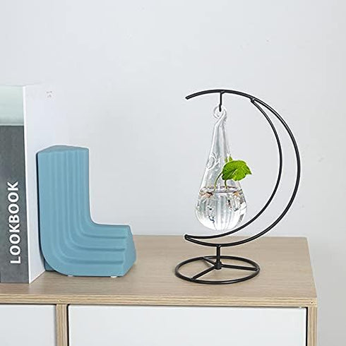 Ornament Display Stand Air Plant Stand Iron Hanging Stand Flower Pot Stand Rack Holder for Hanging Glass Globe Witch Ball Terrarium Christmas Orna...