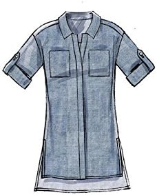 McCall's Patterns Misses' Button-Down Top, Tunic, Dresses and Belt Sewing Pattern, Y (XSM-SML-MED)...