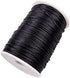 109 Yards Nylon Cord Beading Satin String for Chinese Knotting Rattail Beading Macrame Friendship Bracelet Jewelry Making (Black, 1.5MM)...